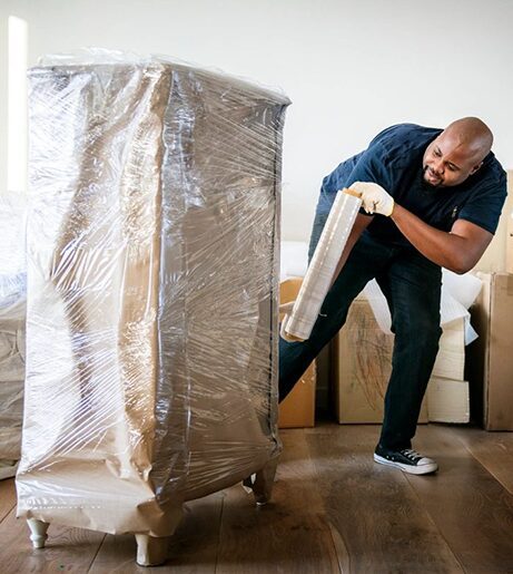 Wrapping the Furniture, Moving Day