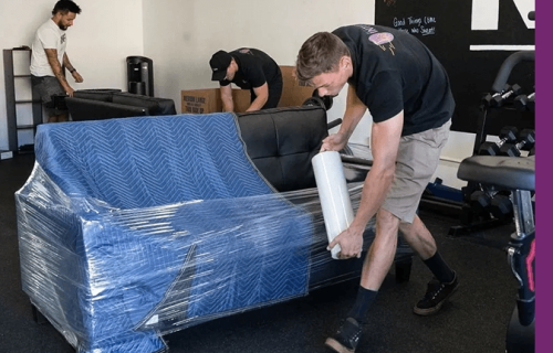 Wrapping the Furniture, Moving Day